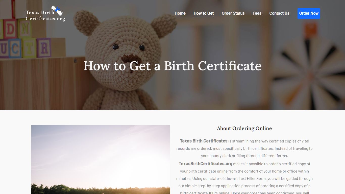Order a Texas (TX) Birth Certificate Online | TexasBirthCertificates ...